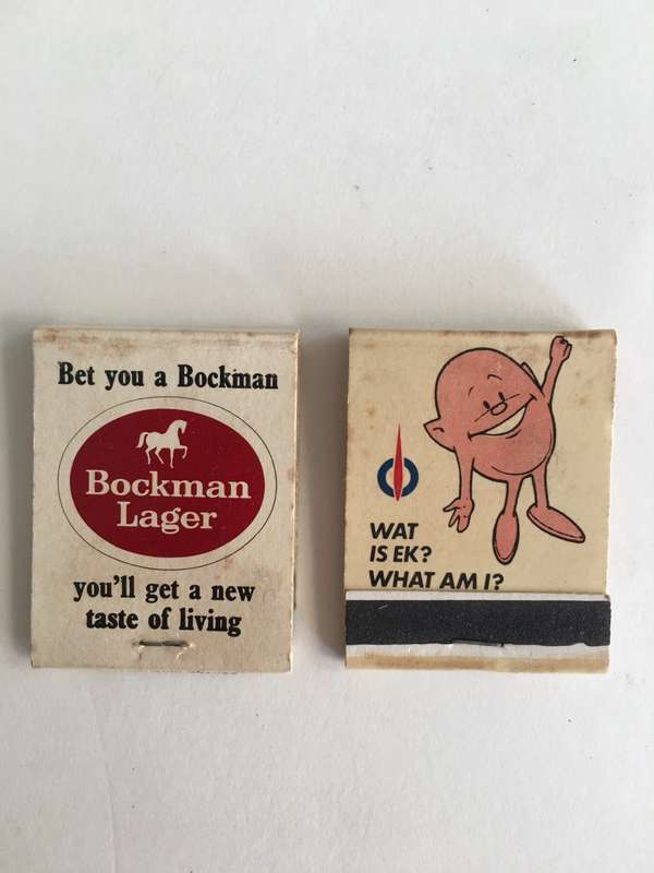 VINTAGE 2 MATCH BOOKS