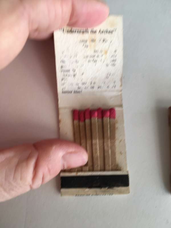 VINTAGE 2 MATCH BOOKS