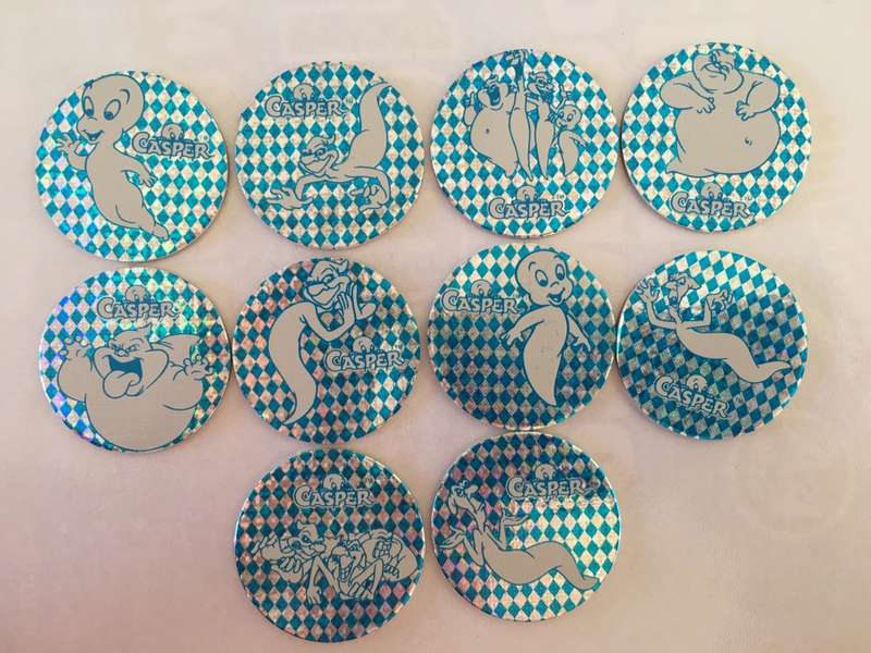 ZAPCAP CASPER TAZO 1995 - HOLOGRAM COMPLETE SET OF 10!!!