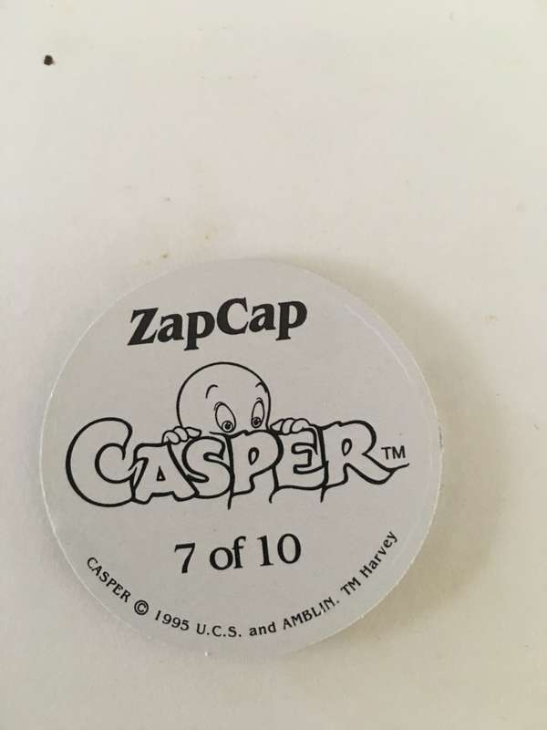 ZAPCAP CASPER TAZO 1995 - HOLOGRAM TAZO - NO. 7