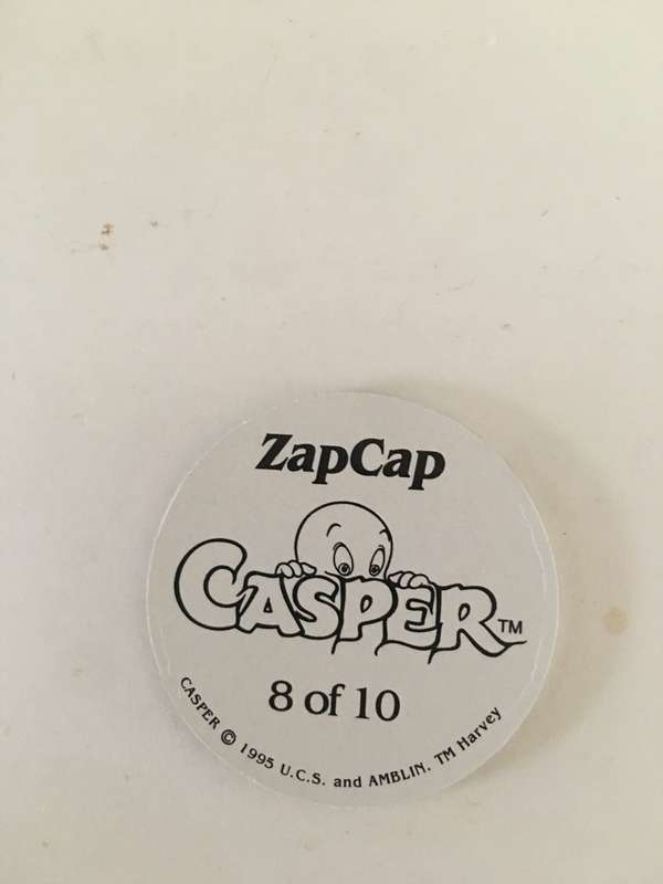 ZAPCAP CASPER TAZO 1995 - HOLOGRAM TAZO - NO. 8