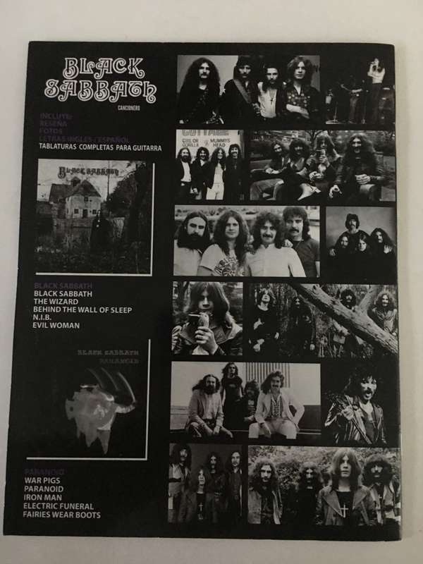 MUSIC BOOK  - BLACK SABBATH