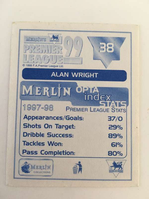 SOCCER  MERLIN STICKER  NO. 38