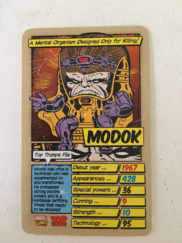 VINTAGE DC / MARVEL TOPPS TRADING CARD - MODOK