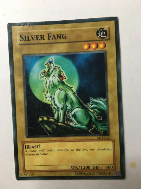 YU-GI-OH TRADING CARD - SILVER FANG