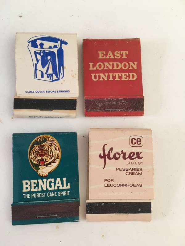 4 VINTAGE MATCH BOOKS MATCHES IN