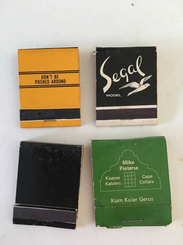 4 VINTAGE MATCH BOOKS MATCHES IN