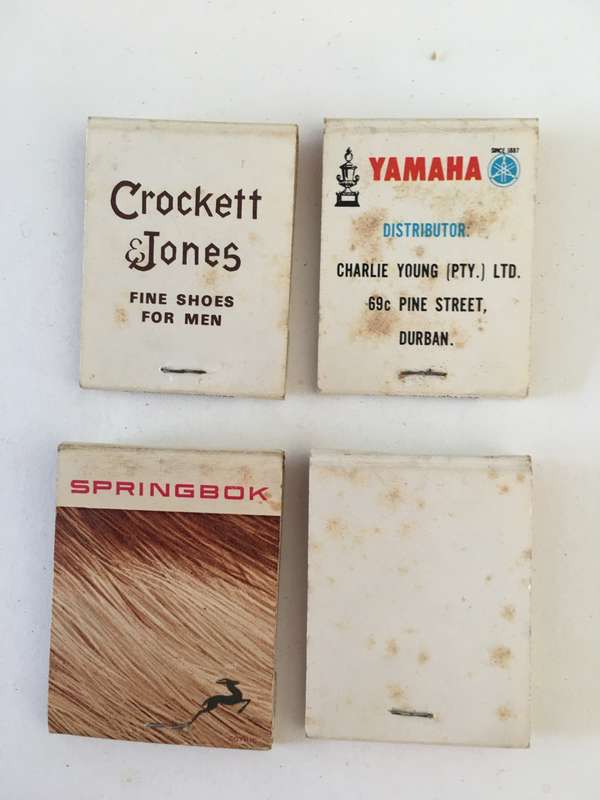 4 VINTAGE MATCH BOOKS MATCHES IN