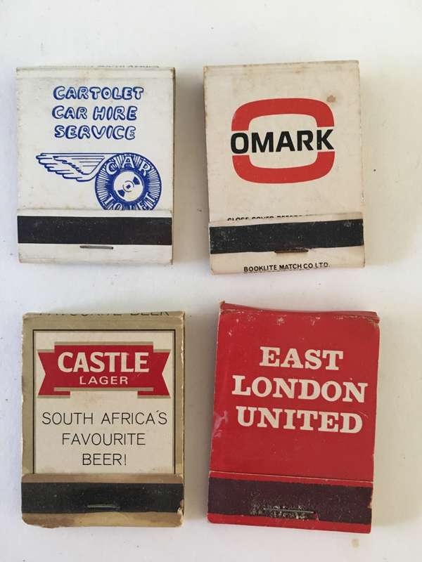 4 VINTAGE MATCH BOOKS MATCHES IN