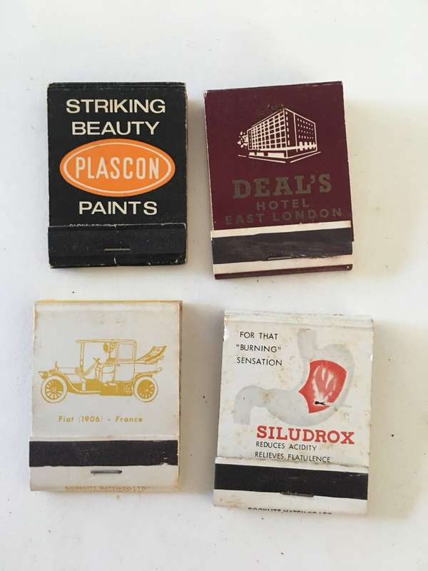 4 VINTAGE MATCH BOOKS MATCHES IN