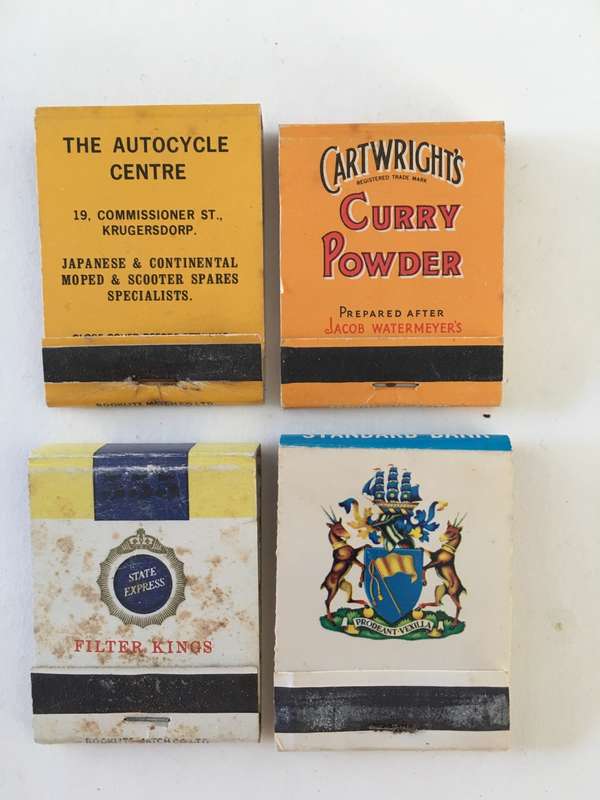 4 VINTAGE MATCH BOOKS MATCHES IN