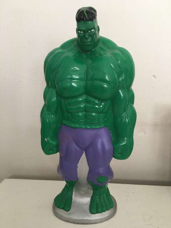 VINTAGE BUBBLE BATH BOTTLE - THE HULK - 2007