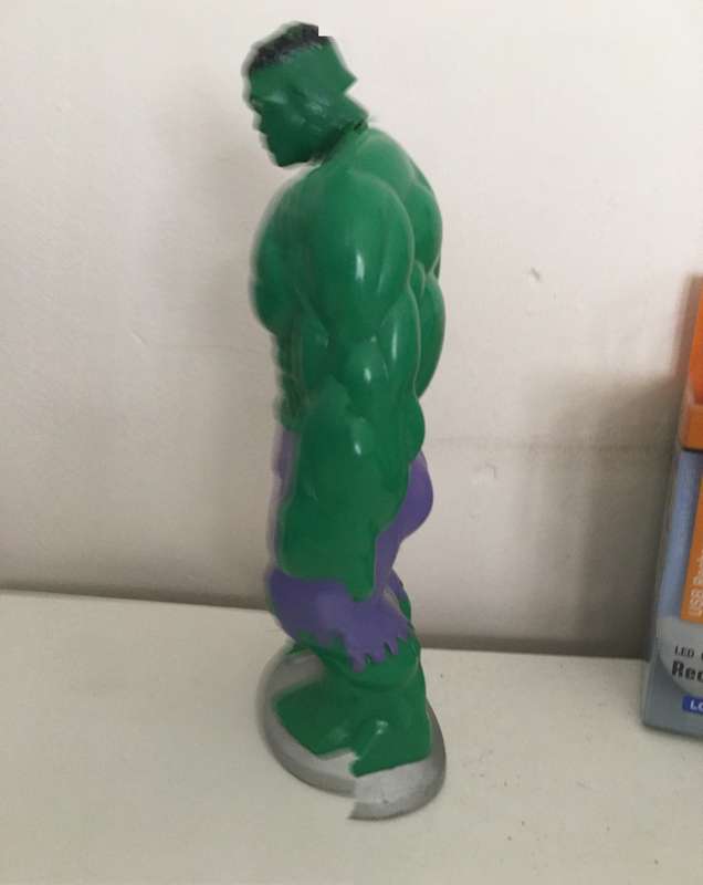 VINTAGE BUBBLE BATH BOTTLE - THE HULK - 2007