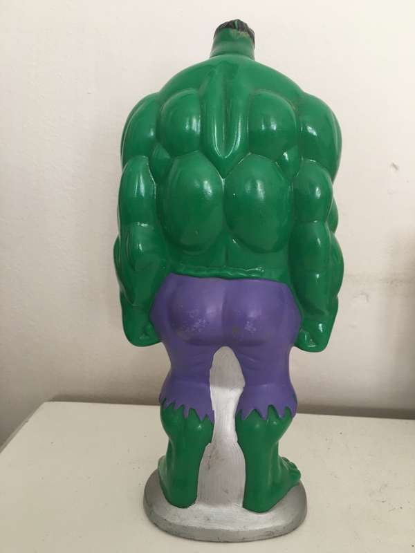 VINTAGE BUBBLE BATH BOTTLE - THE HULK - 2007