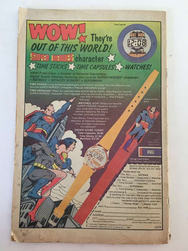 DC COMICS - SUPERMAN AND THE NEW DOOM PATROL - NO. 52 - VOL. 5 - 1982