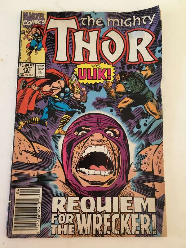 MARVEL  COMICS - THE MIGHTY THOR - VOL. 1  NO. 431 - 1991
