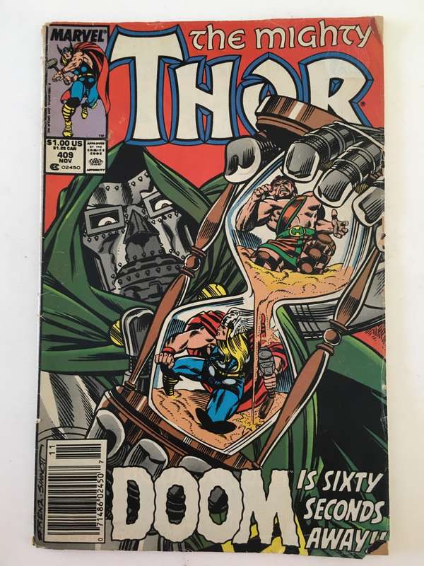 MARVEL COMICS - THE MIGHTY THOR -  VOL. 1  NO. 409 - 1989