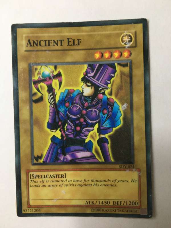YU-GI-OH TRADING CARD -  ANCIENT ELF