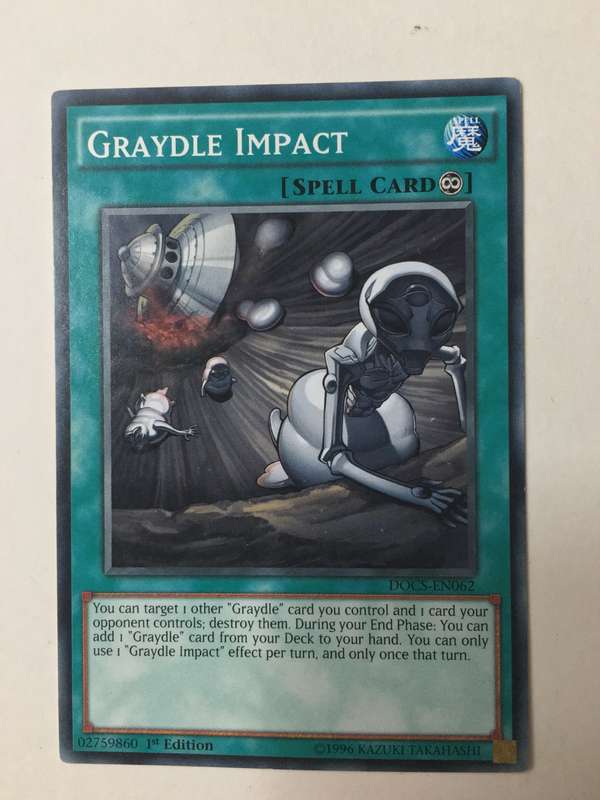 YU-GI-OH TRADING CARD - GRAYDLE IMPACT