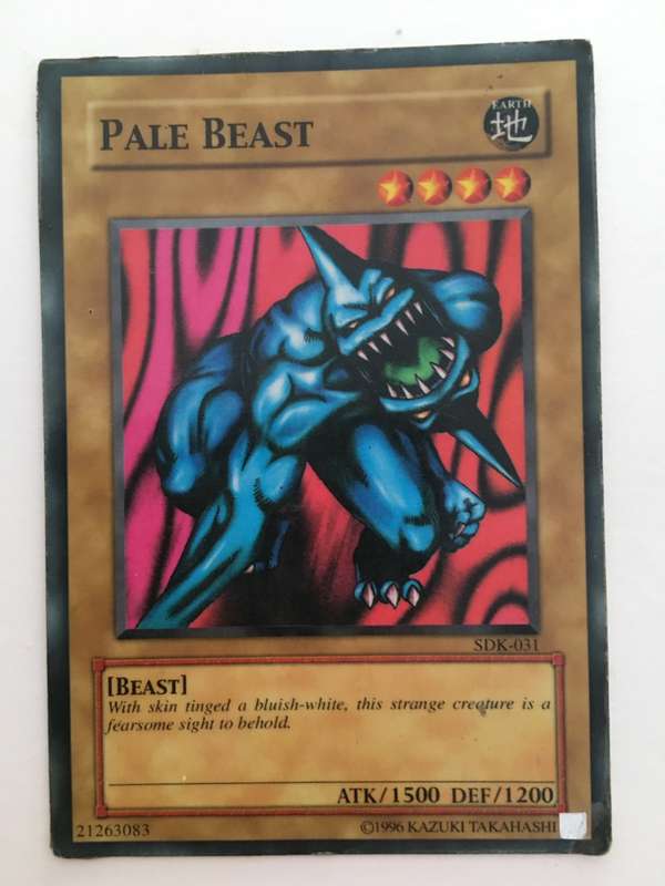 YU-GI-OH TRADING CARD - PALE BEAST