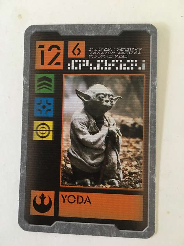 VINTAGE LUCASFILM  STAR WARS CARD - ORIGINAL STAR WARS ACTORS -  YODA
