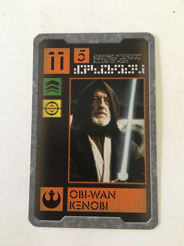 VINTAGE LUCASFILM  STAR WARS CARD - ORIGINAL STAR WARS ACTORS - OBI-WAN KENOBI