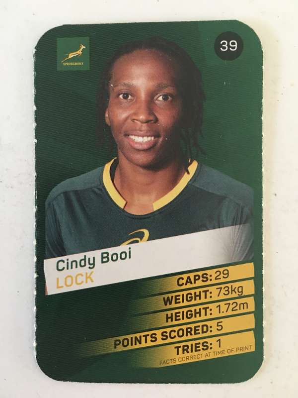 SPRINGBOK TRADING CARD  - PICK N PAY SUPER CARDS - NO. 39 -