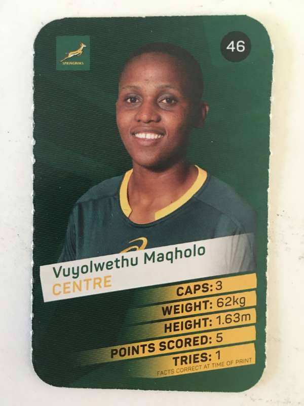 SPRINGBOK TRADING CARD  - PICK N PAY SUPER CARDS - NO. 46 -