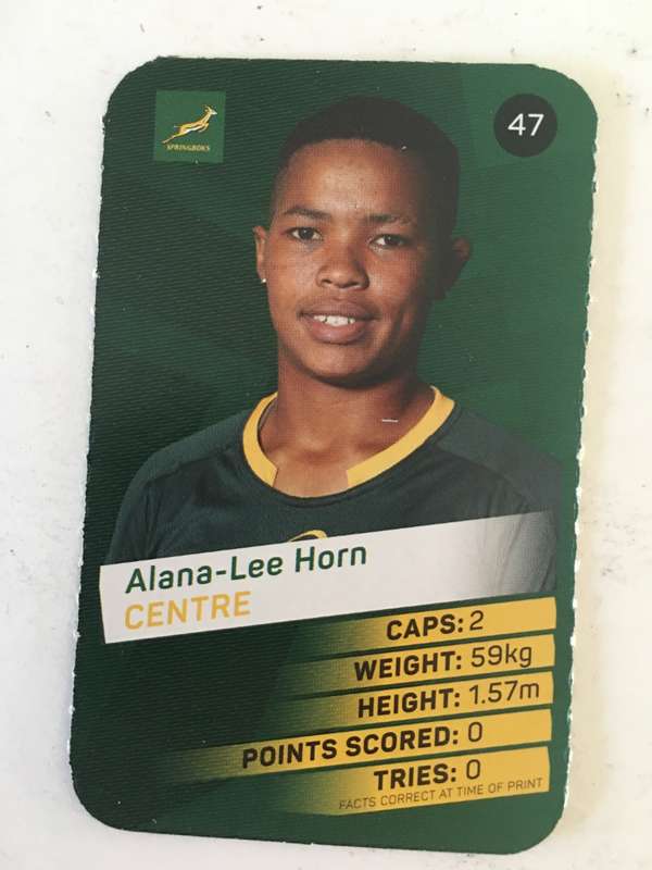 SPRINGBOK TRADING CARD  - PICK N PAY SUPER CARDS - NO.47 -