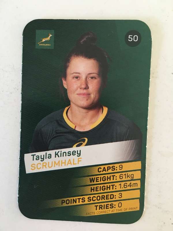 SPRINGBOK TRADING CARD  - PICK N PAY SUPER CARDS - NO. 50 -