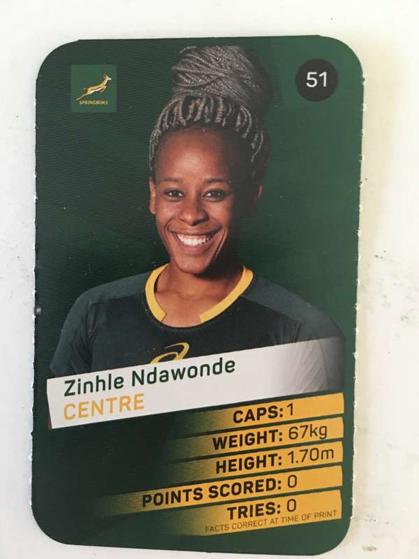 SPRINGBOK TRADING CARD  - PICK N PAY SUPER CARDS - NO. 51 -