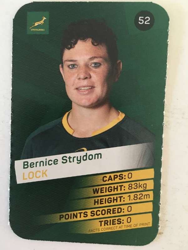 SPRINGBOK TRADING CARD  - PICK N PAY SUPER CARDS - NO. 52 -