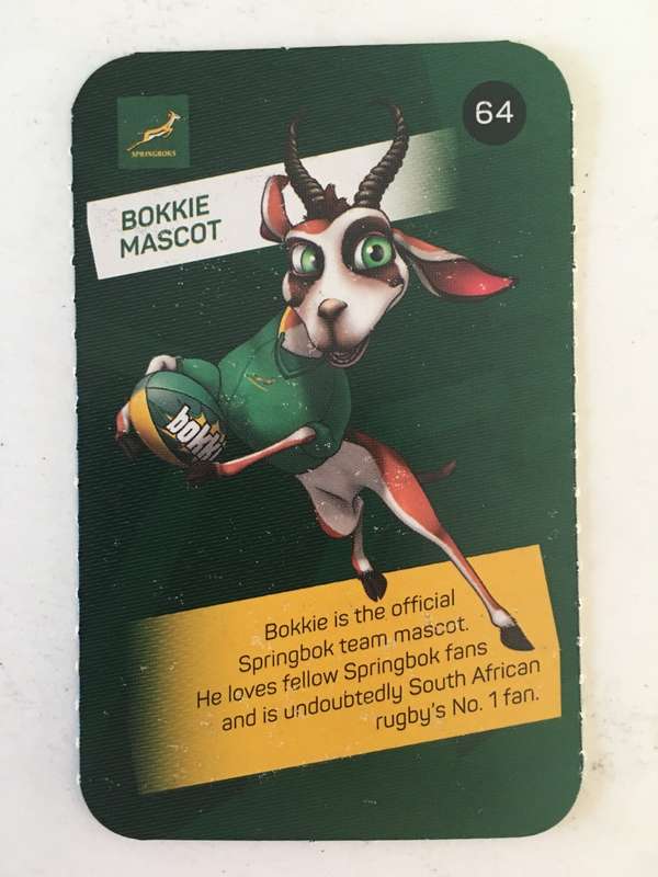 SPRINGBOK TRADING CARD  - PICK N PAY SUPER CARDS - NO. 64 -