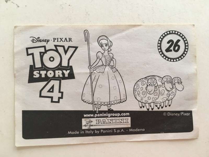 PANINI - DISNEY PIXAR TOY STORY 4 COLLECTOR STICKER -NO 26
