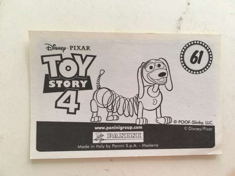PANINI - DISNEY PIXAR TOY STORY 4 COLLECTOR STICKER -NO 61