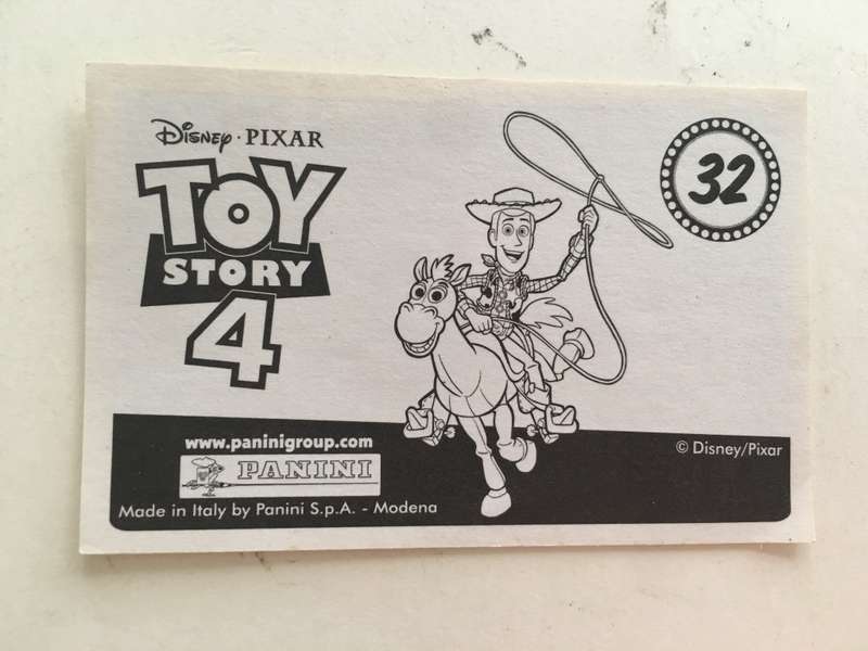 PANINI - DISNEY PIXAR TOY STORY 4 COLLECTOR STICKER -NO 32