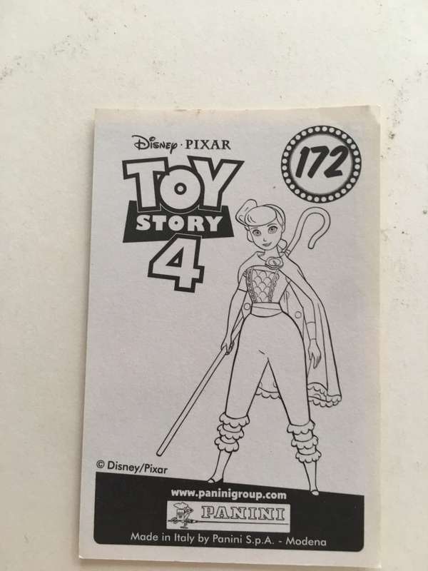 PANINI - DISNEY PIXAR TOY STORY 4 COLLECTOR STICKER -NO 172