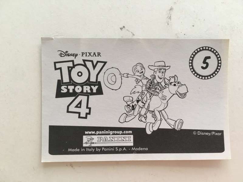 PANINI - DISNEY PIXAR TOY STORY 4 COLLECTOR STICKER -NO 5