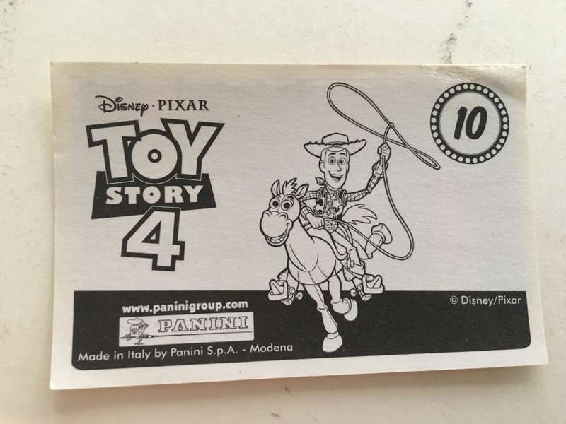 PANINI - DISNEY PIXAR TOY STORY 4 COLLECTOR STICKER -NO 10