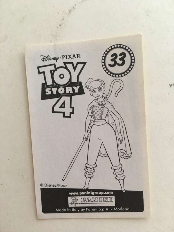PANINI - DISNEY PIXAR TOY STORY 4 COLLECTOR STICKER -NO 33