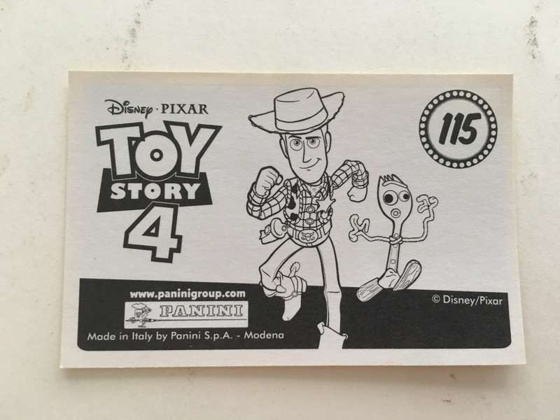 PANINI - DISNEY PIXAR TOY STORY 4 COLLECTOR STICKER -NO 115