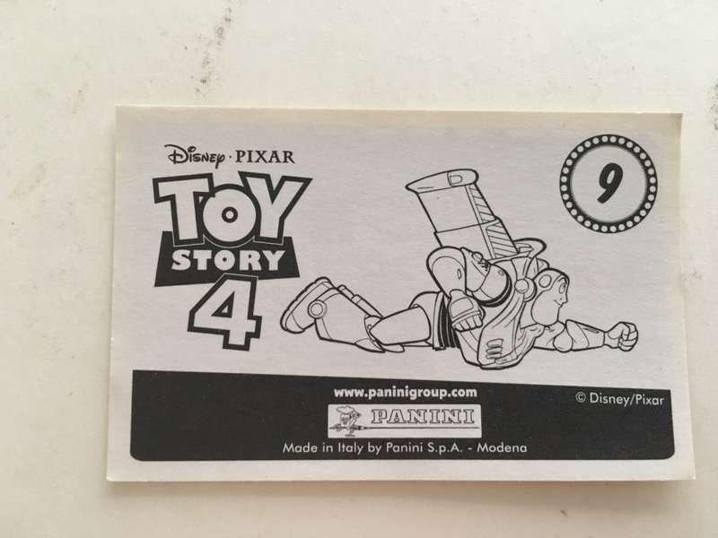 PANINI - DISNEY PIXAR TOY STORY 4 COLLECTOR STICKER -NO 9