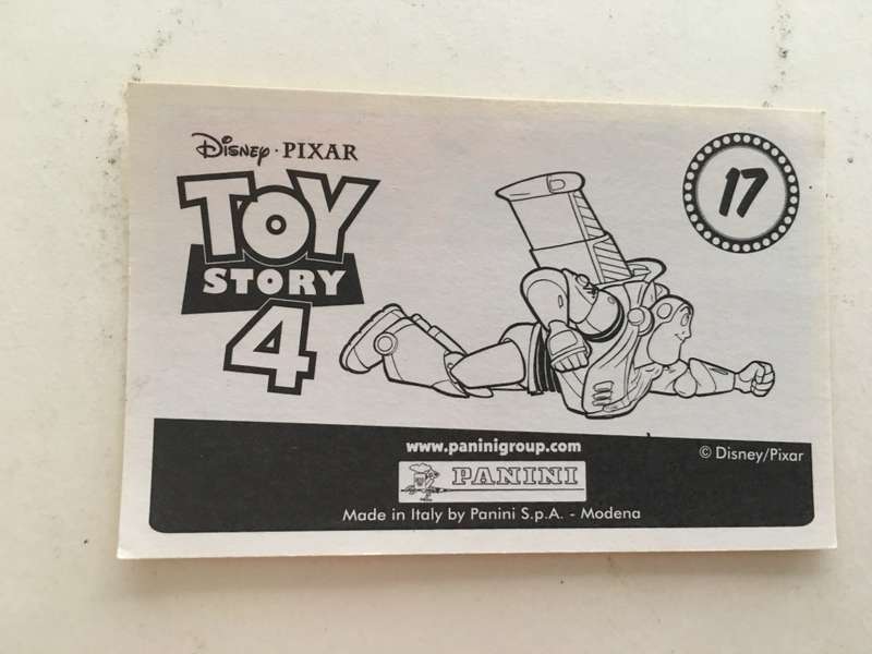PANINI - DISNEY PIXAR TOY STORY 4 COLLECTOR STICKER -NO 17