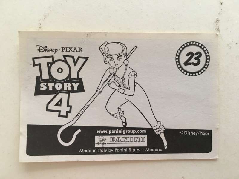 PANINI - DISNEY PIXAR TOY STORY 4 COLLECTOR STICKER -NO 23