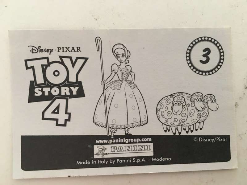PANINI - DISNEY PIXAR TOY STORY 4 COLLECTOR STICKER -NO 3