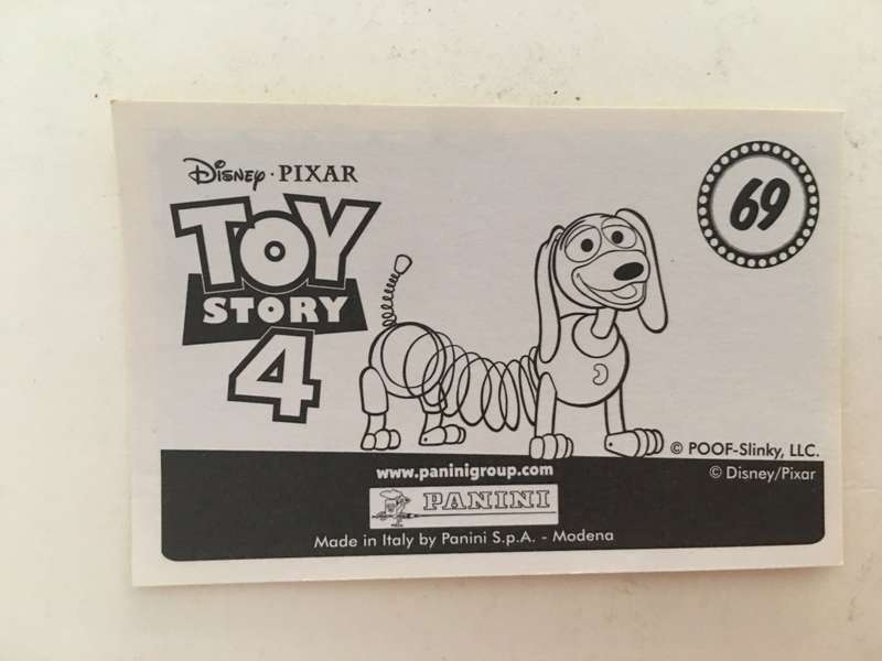 PANINI - DISNEY PIXAR TOY STORY 4 COLLECTOR STICKER -NO 69