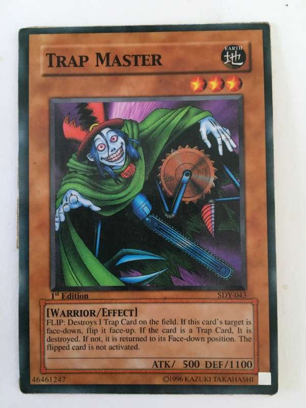 YU-GI-OH TRADING CARD - TRAP MASTER