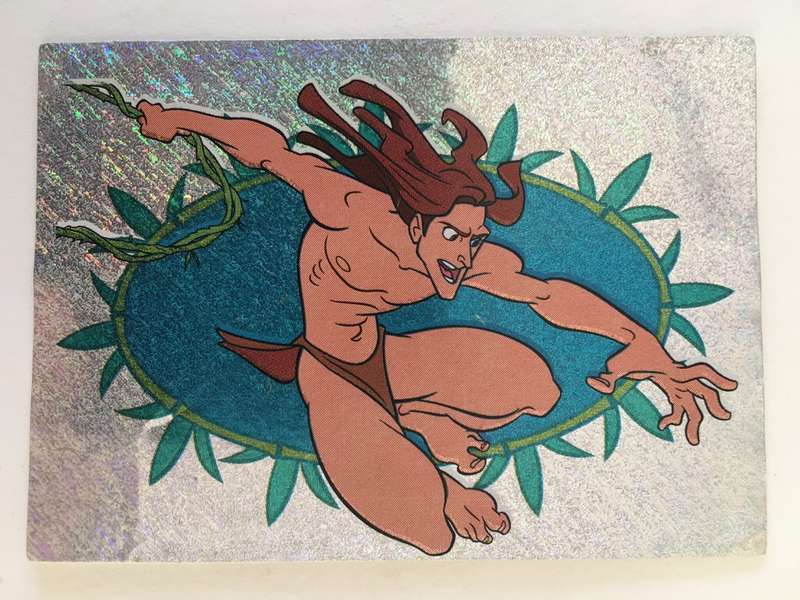 PANINI DISNEY''S - TARZAN  TRADING STICKER - NO. J / FOIL CARD