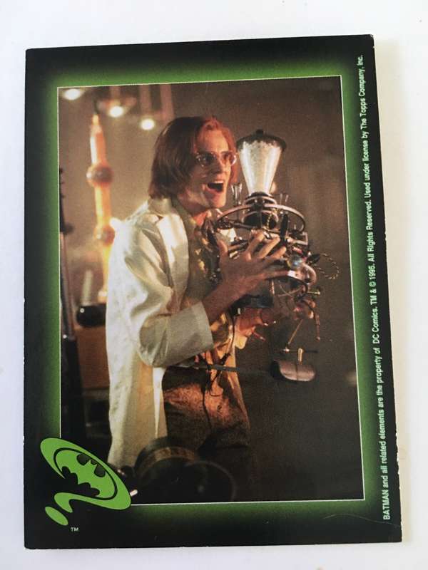 TOPPS BATMAN FOREVER TRADING STICKER NO. 9