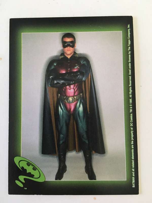 TOPPS BATMAN FOREVER TRADING STICKER NO. 4
